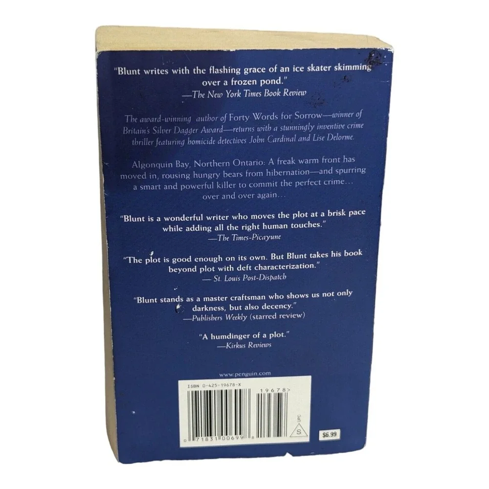 The Delicate Storm Mass Market Paperback‎ By Giles Blunt 2003 Berkley